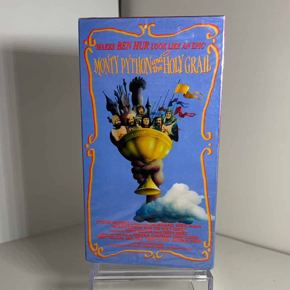 Unopened Monty Python and the Holy Grail VHS Movie